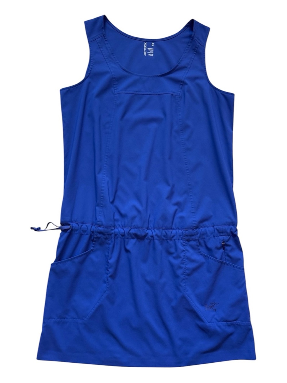 Arc'teryx Women's Contenta Dress in Blue With Drawstring Waist Size Medium